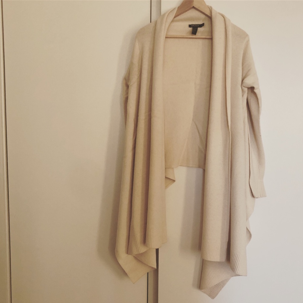 DKNY wool wrap sweater